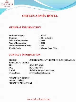 Orfeus Armn Hotel - All-Inclusive Beachfront Retreat in Antalya, Turkey