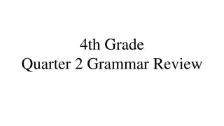 4th Grade Quarter 2 Grammar Review - Daily Practice and Exercises