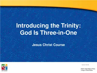 Exploring the Mystery of the Trinity: God in Three-in-One