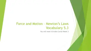 Newton's Laws of Motion