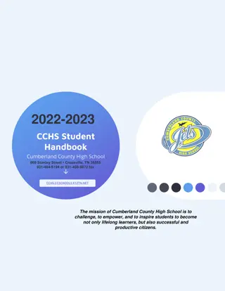 Cumberland County High School Student Handbook 2022-2023