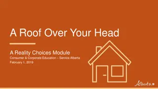 A Roof Over Your Head: Consumer Education on Renting and Homeownership