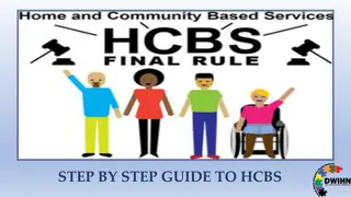 Home and Community Based Services (HCBS) Final Rule