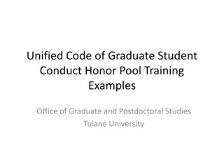 Examples of Graduate Student Honor Code Violations