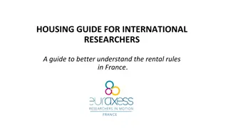 Housing Guide for International Researchers in France