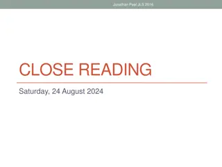 Close Reading in Literature - A Guide to Analyzing Texts Effectively