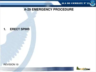 A-29 Emergency Procedure - Erect Spins Revision 19