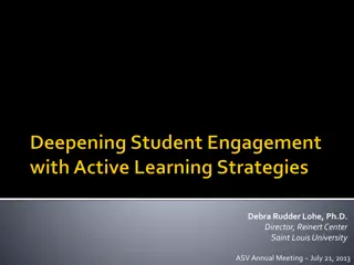 Enhancing Teaching through Active Learning Strategies