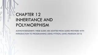 Inheritance and Polymorphism in Python