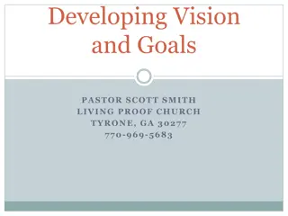 Developing Vision and Goals for Personal and Organizational Growth