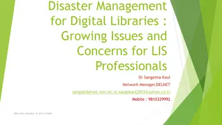 Disaster Management for Digital Libraries: Critical Issues and Solutions