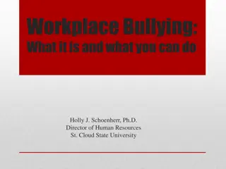 Workplace Bullying: How to Recognize and Address It