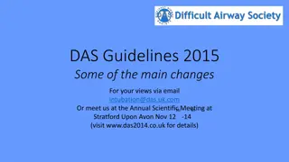 Updates on DAS Guidelines 2015: Key Changes and Recommendations