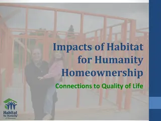 Impact of Habitat for Humanity Homeownership on Quality of Life