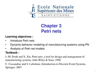 Dynamic Behavior Modeling of Manufacturing Systems using Petri Nets