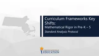 Mathematical Rigor in Pre-K-5 Standards Analysis