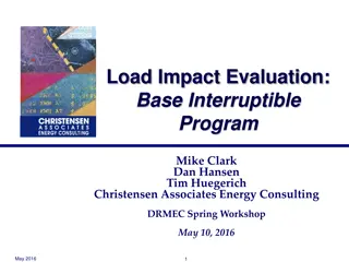 Evaluation of Interruptible Program for Energy Consumption Reduction