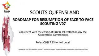 Scouts Queensland Roadmap for Resumption of Face-to-Face Scouting