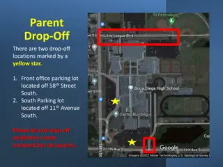 School Drop-Off Locations and Guidelines for Smooth Traffic Flow