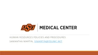 Human Resources Policies and Procedures at OSU Medical Center