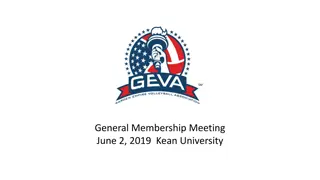 SM General Membership Meeting Summary and Committees Overview