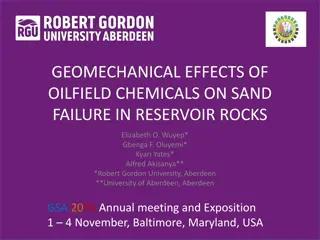 Geomechanical Effects of Oilfield Chemicals on Sand Failure in Reservoir Rocks