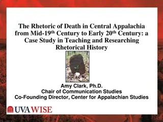 The Rhetoric of Death in Central Appalachia: A Case Study in Rhetorical History