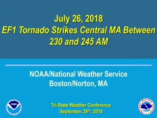 EF1 Tornado Strike in Central MA on July 26, 2018