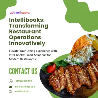 Intellibooks Transforming Restaurant Operations Innovatively