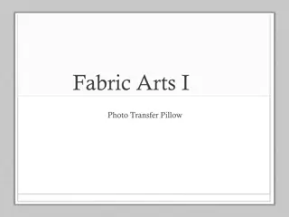 Fabric Arts I Photo Transfer Pillow Making Tutorial