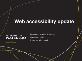 Web Accessibility Guidelines & Compliance Overview