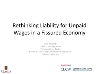 Challenges of Unpaid Wages in a Fissured Economy