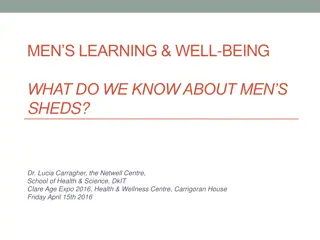 Men's Sheds and Their Impact on Men's Learning and Well-Being