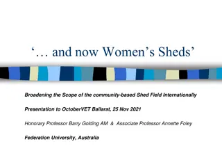 Advancing Community Engagement: Women's Sheds on the Global Stage