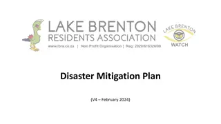 Lake Brenton Disaster Mitigation Plan Overview