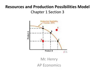 The Production Possibilities Model in Economics