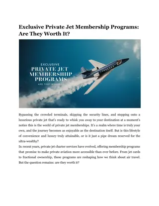 Exclusive Private Jet Membership Programs_ Are They Worth It