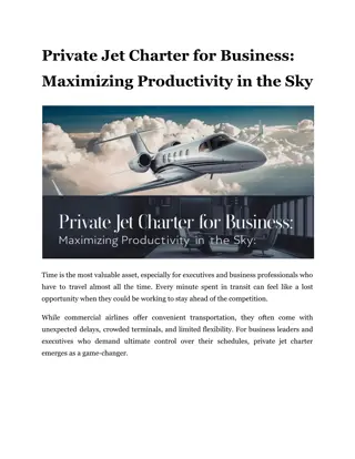 Private Jet Charter for Business_ Maximizing Productivity in the Sky