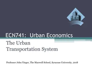 Understanding Urban Transportation Systems Through Modeling