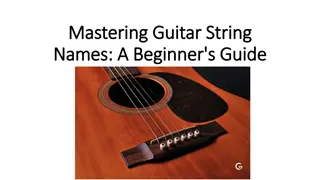 Mastering Guitar String Names