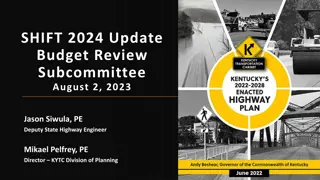 Kentucky's Highway Plan Development and Improvement Overview