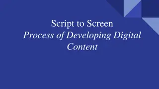 Digital Content Development Process and Storyboarding Essentials