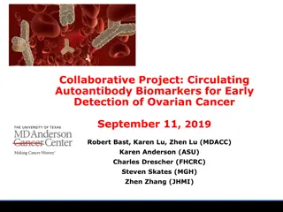 Collaborative Project: Circulating Autoantibody Biomarkers for Early Detection of Ovarian Cancer