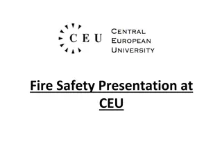 Fire Safety Measures for CEU Facilities