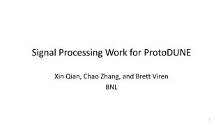 Advancements in Signal Processing for ProtoDUNE Experiment