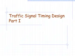 Designing a Traffic Signal Timing Plan: Steps and Guidelines