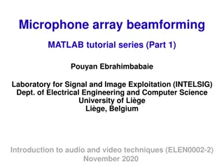 Introduction to Microphone Array Beamforming: MATLAB Tutorial Series