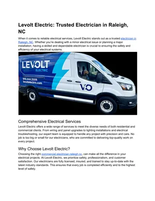 Levolt Electric : Trusted Electrician in Raleigh, NC