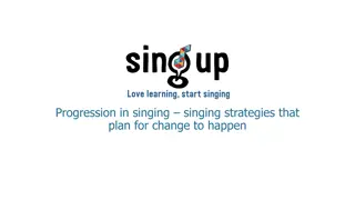 Progression in Singing: Strategies for Change and Growth