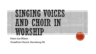 Promoting Participational Singing in Worship: A Guide for Worship Leaders